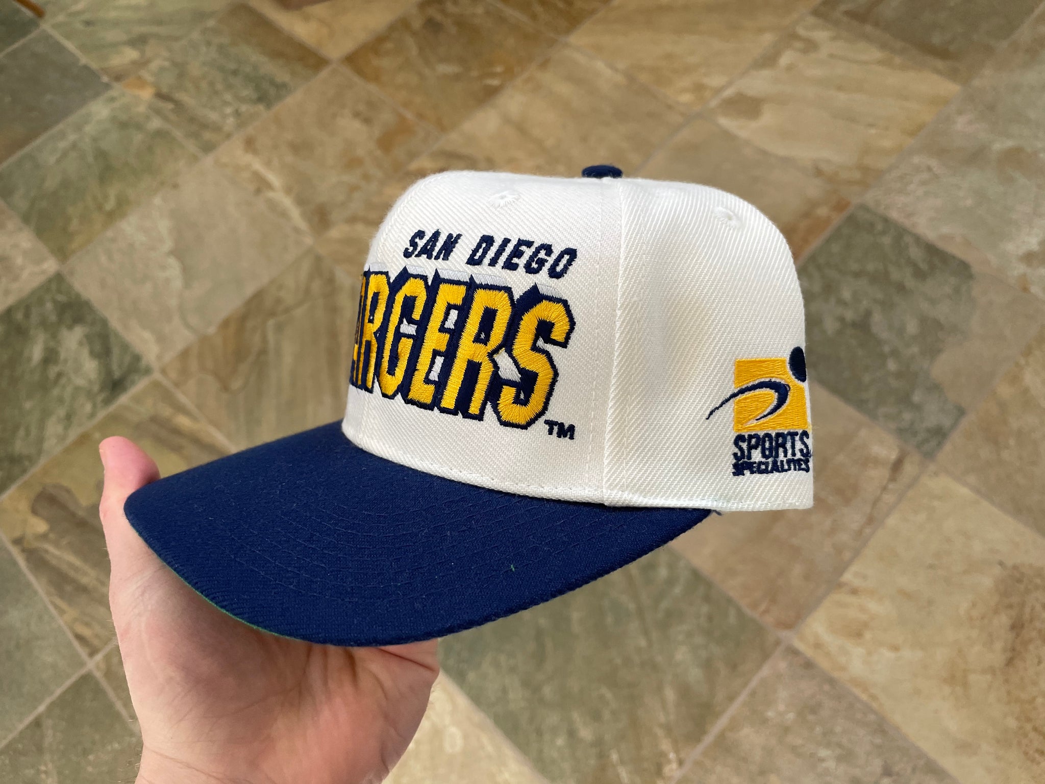 Vintage Sports Specialties Circle Logo San Diego Chargers Snapback Hat NFL