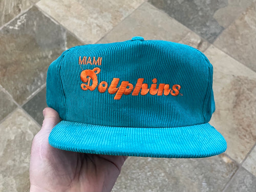 Vintage Miami Dolphins Annco Corduroy Snapback Football Hat