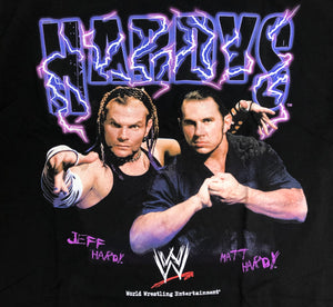 Vintage Hardy Boyz WWE WWF Wrestling Tshirt, Size XL