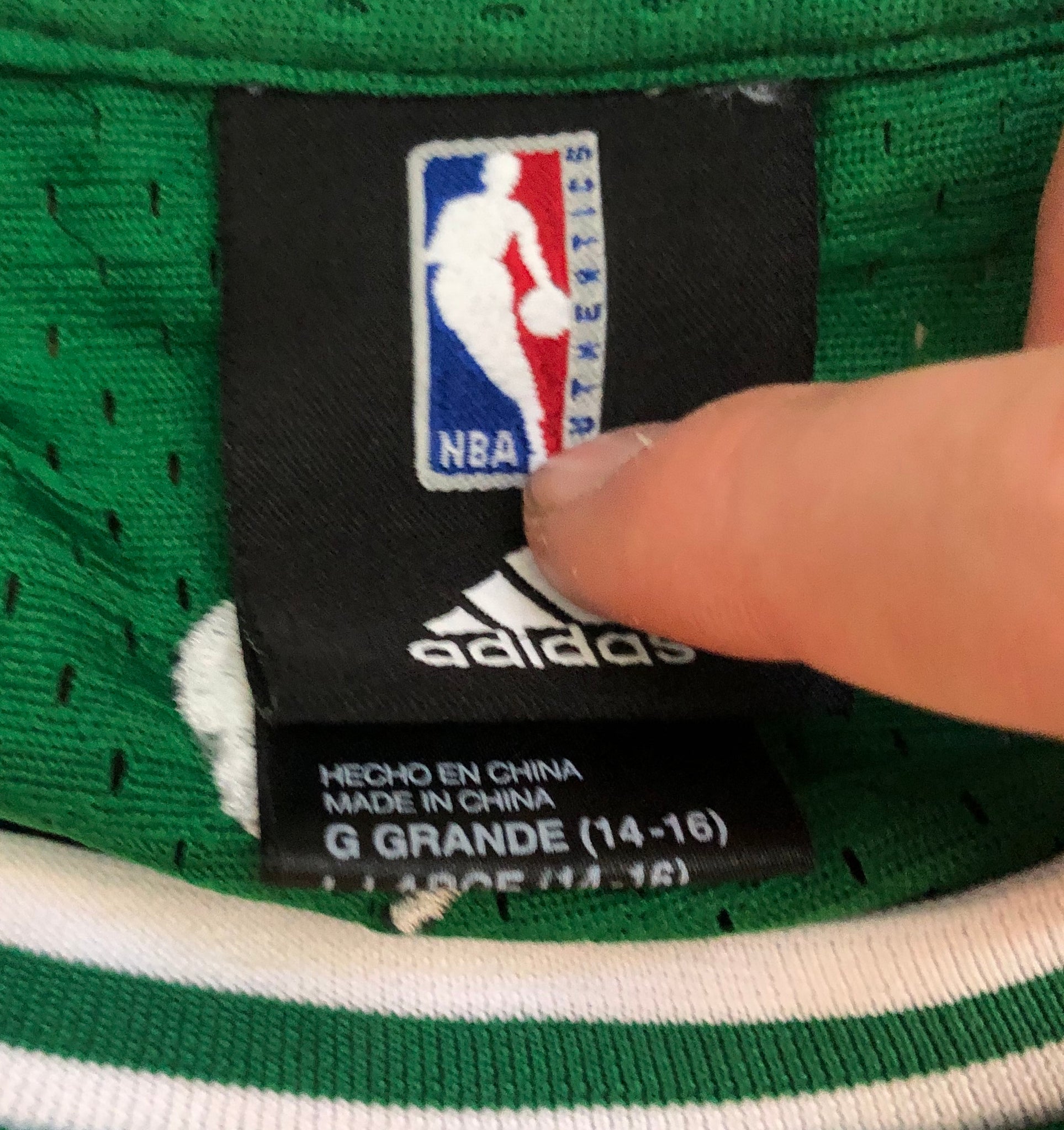 Vintage Kevin Garnett Shirt XXL 00s Adidas Basketball Boston Celtics Promo  Tee