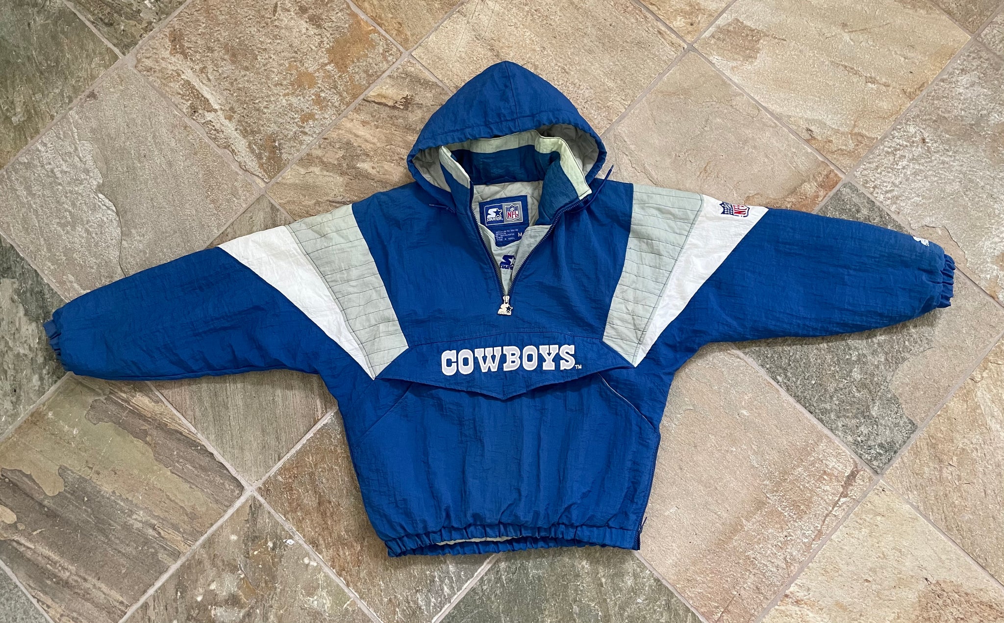 Vintage 1990's Dallas Cowboys Starter Parka Jacket