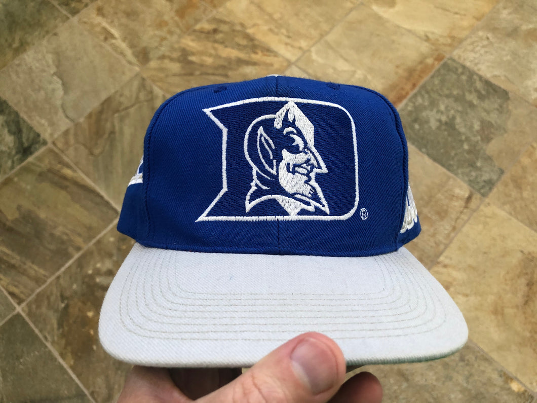 Vintage Duke Blue Devils Sports Specialties Side Script Snapback College Hat