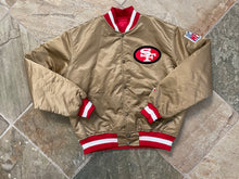 Load image into Gallery viewer, Vintage San Francisco 49ers Starter Satin Football Jacket, Size a large
