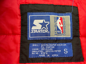 Vintage Chicago Bulls Starter Parka Basketball Jacket, Size Small