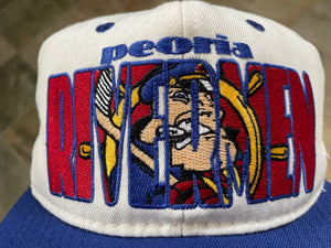 Vintage Peoria Rivermen #1 Apparel AHL Snapback Hockey Hat