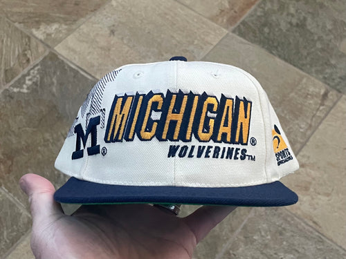 Vintage Michigan Wolverines Sports Specialties Shadow Snapback College Hat