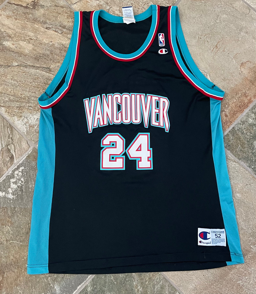 Vintage Vancouver Grizzlies Othella Harrington Champion Basketball Jersey, Size 52, XXL