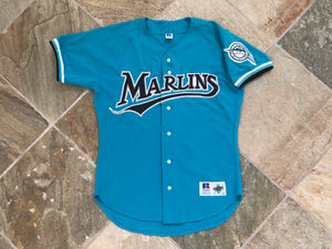 Vintage Florida Marlins Russell Athletic Diamond Collection Baseball Jersey, Size 44, Large
