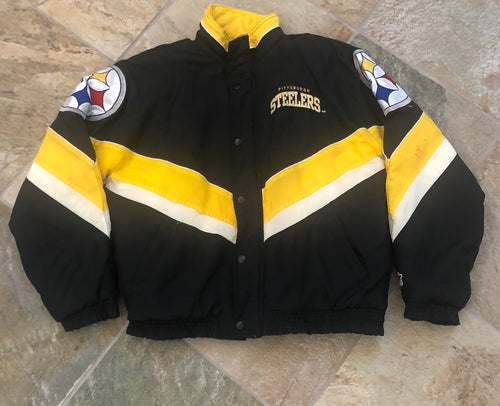 Vintage Pittsburgh Steelers Starter Parka Football Jacket, Size Medium