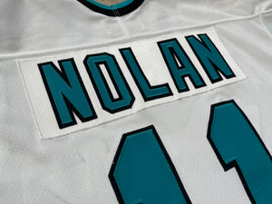 CCM Koho Authentic Owen Nolan San Jose Sharks NHL Hockey Jersey Teal Away 48