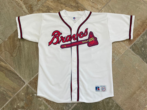 Vintage Atlanta Braves David Justice Russell Baseball Jersey, Size XXL