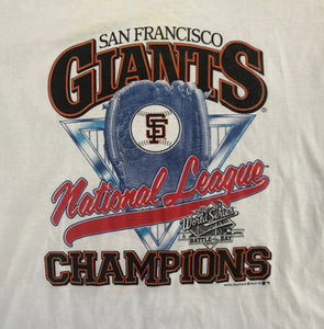 Vintage San Francisco Giants 1989 World Series Baseball Tshirt, Size XL