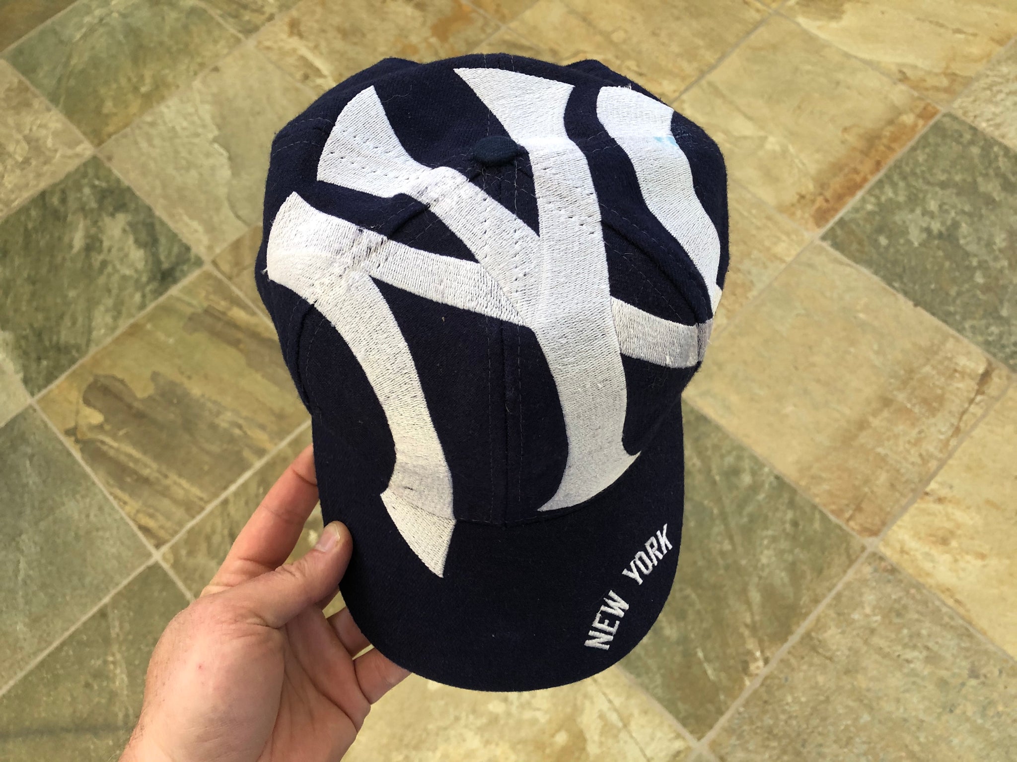 90s New York Yankees Logo Cap - 帽子