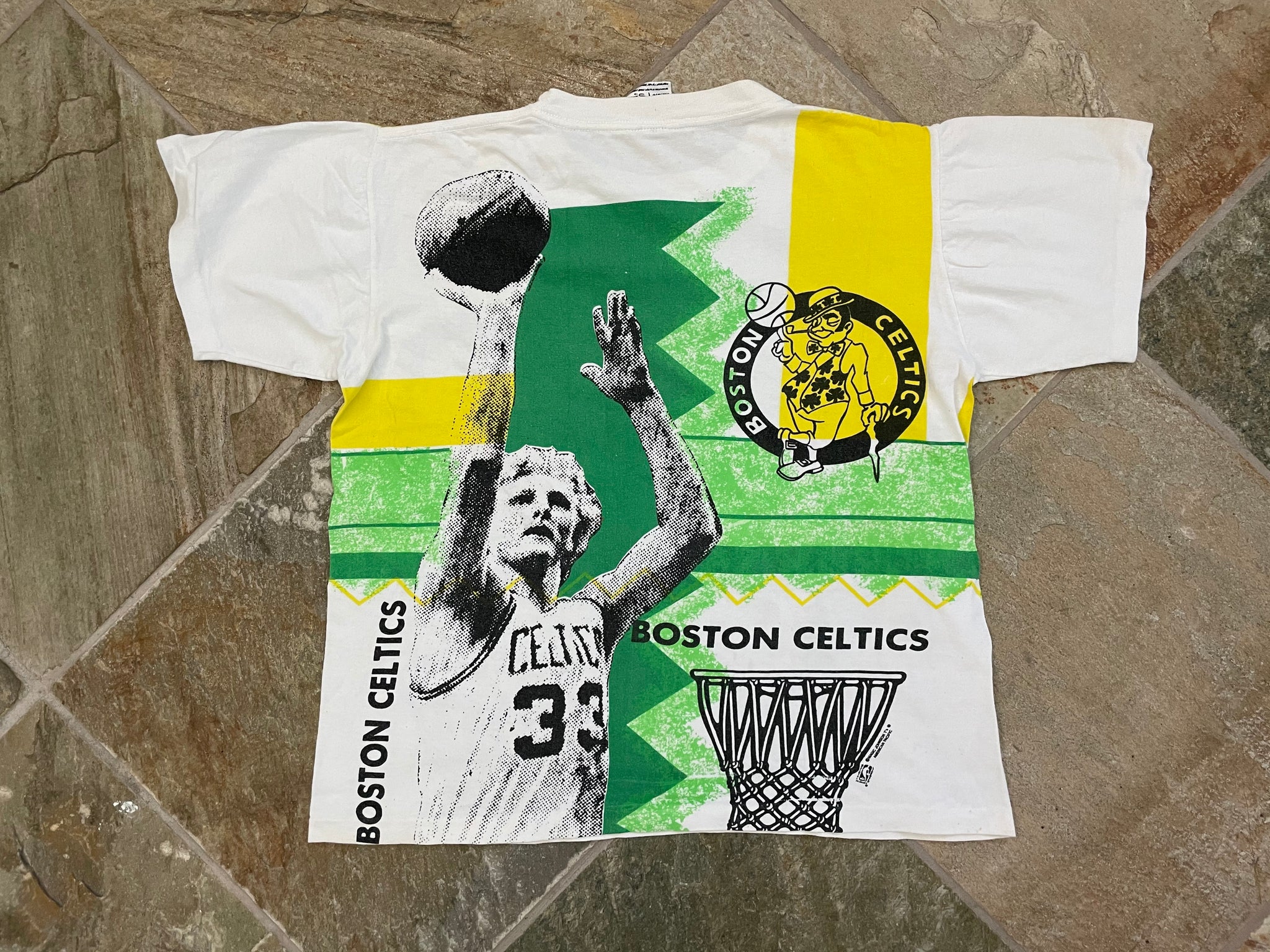 magic johnson boston celtics shirt