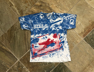 Vintage Buffalo Bills Magic Johnson Football Tshirt, Size Medium