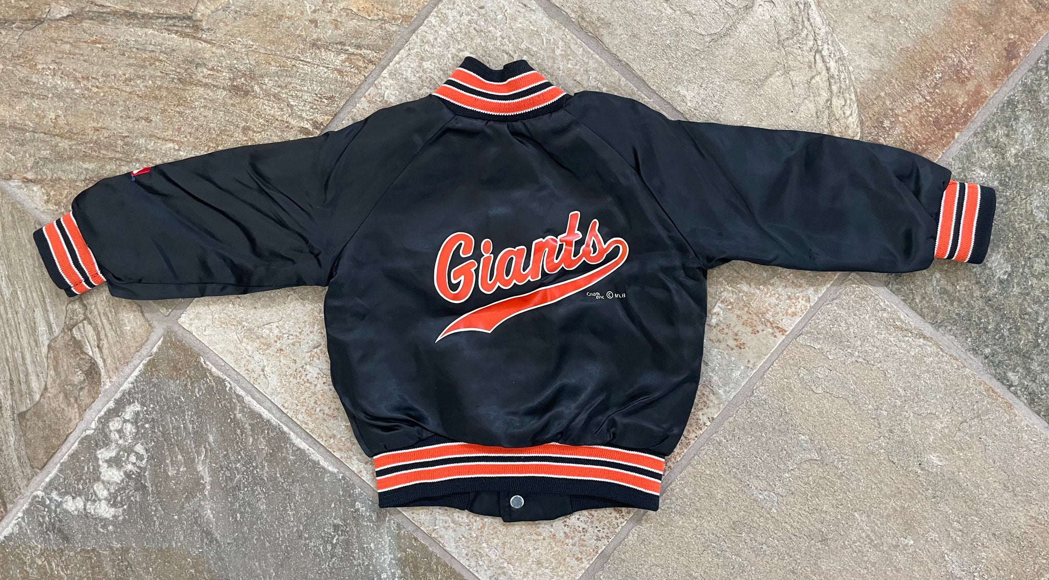 New 1989 MEDIUM San Francisco Giants Chalkline Jacketgiants 