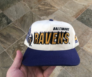 Vintage Baltimore Ravens Sports Specialties Shadow Snapback Football Hat
