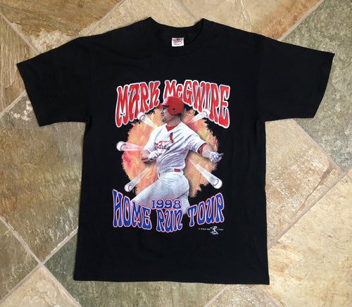 Vintage St. Louis Cardinals Mark McGwire Baseball Tshirt, Size Large