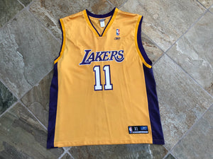 Vintage Los Angeles Lakers Karl Malone Reebok Basketball Jersey, Size XL