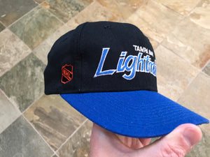 Vintage Tampa Bay Lightning Sports Specialties Script SnapBack Hockey Hat