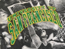 Load image into Gallery viewer, Vintage USF San Francisco Dons College Basketball Tshirt, Size XL