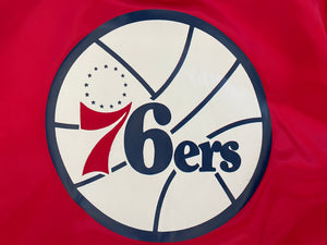 Vintage Philadelphia 76ers Chalk Line Satin Basketball Jacket, Size Large