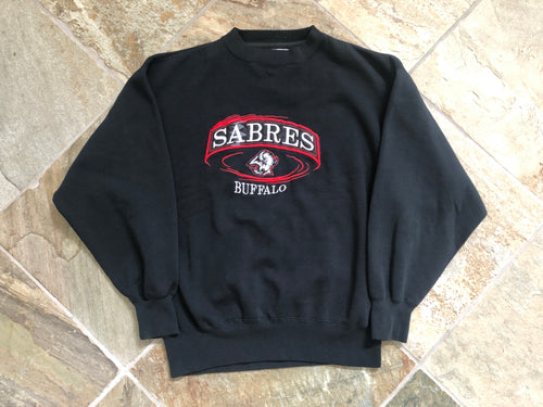 Vintage Buffalo Sabres Goat Head Hockey Sweatshirt, Size Large