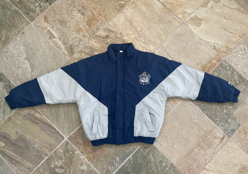 Vintage Georgetown Hoyas Logo 7 Parka College Jacket, Size Large