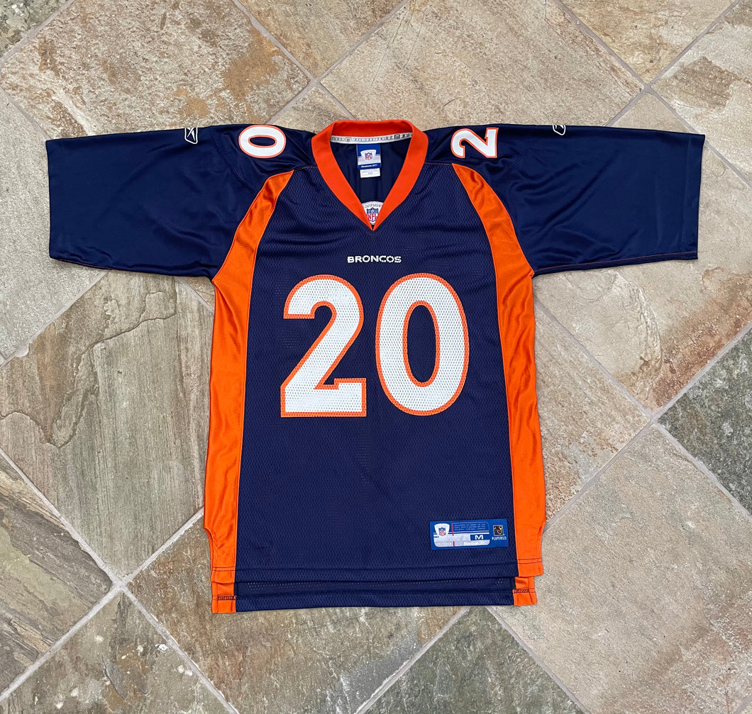 Vintage Denver Broncos Travis Henry Reebok Football Jersey, Size Medium