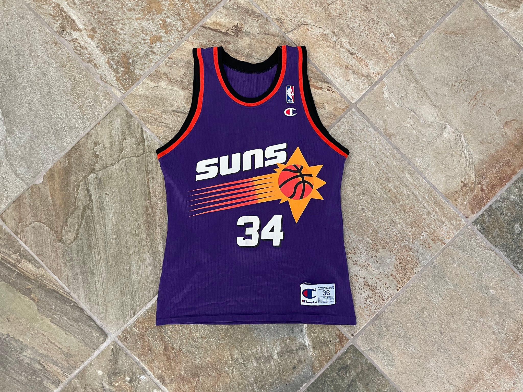 Vintage Phoenix Suns Charles Barkley Champion Basketball Jersey