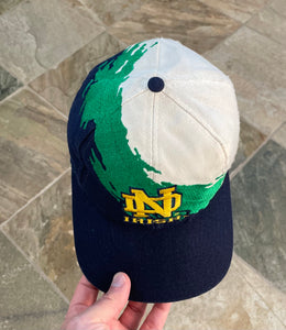 Vintage Notre Dame Logo Athletic Splash Snapback College Hat