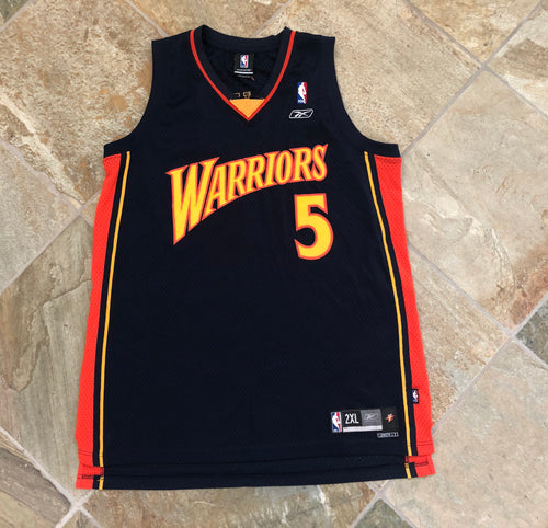 Vintage Golden State Warriors Baron Davis Reebok Basketball Jersey, Size XXL