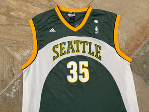 Seattle SuperSonics Kevin Durant Adidas Basketball Jersey, Size XL