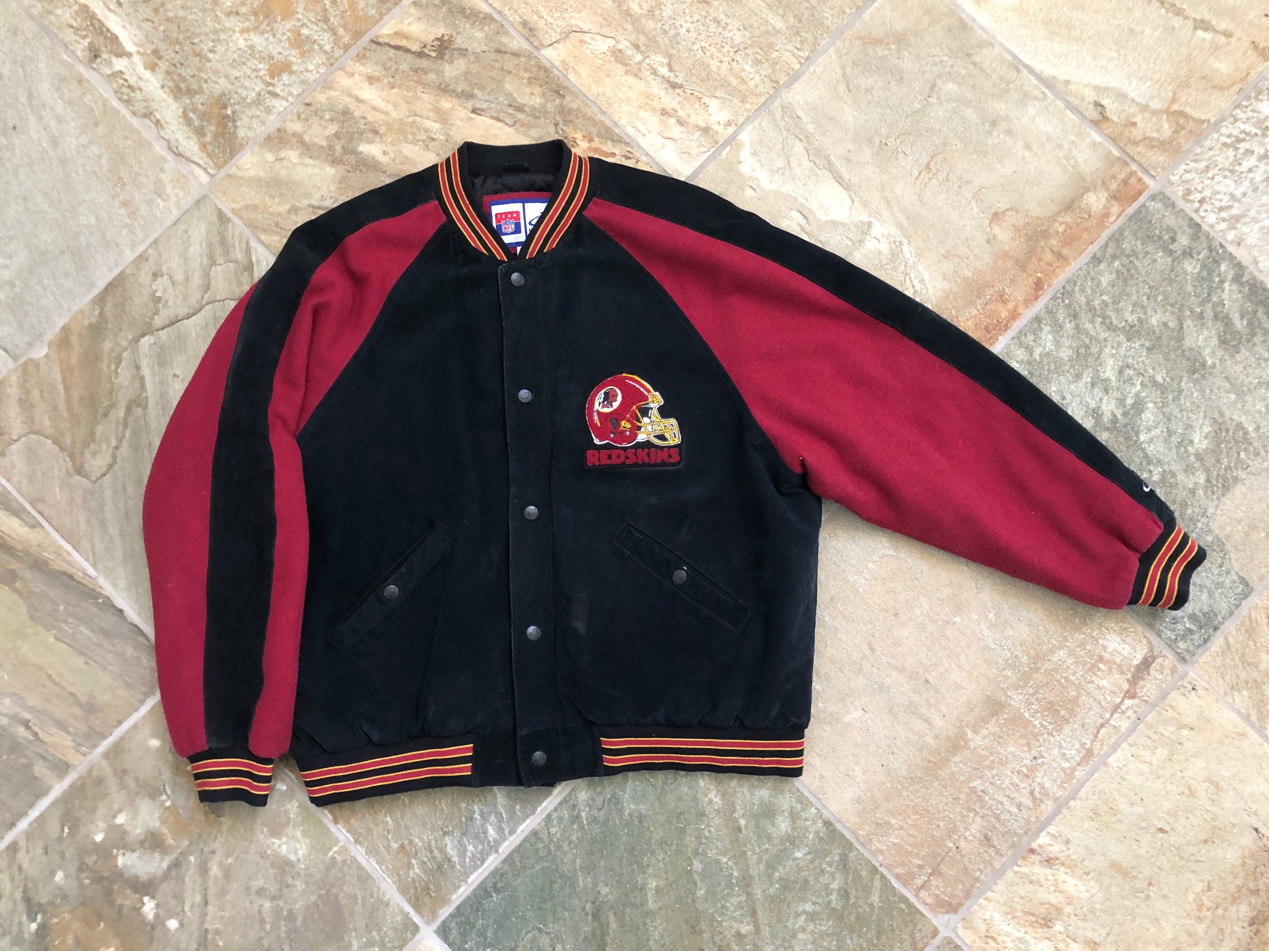 Vintage Washington Redskins Logo Athletic Leather Football Jacket, Siz –  Stuck In The 90s Sports