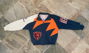 Vintage Chicago Bears Logo Athletic Sharktooth Football Jacket, Size Large