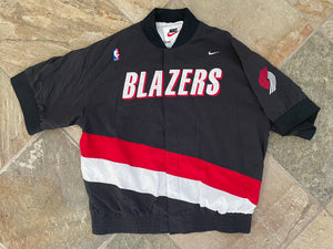 Vintage Portland Trailblazers Nike Shooting Shirt Basketball Jacket, Size Large