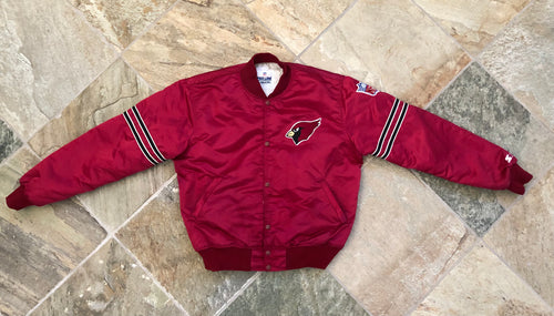 Vintage Arizona Cardinals Starter Satin Football Jacket, Size Large