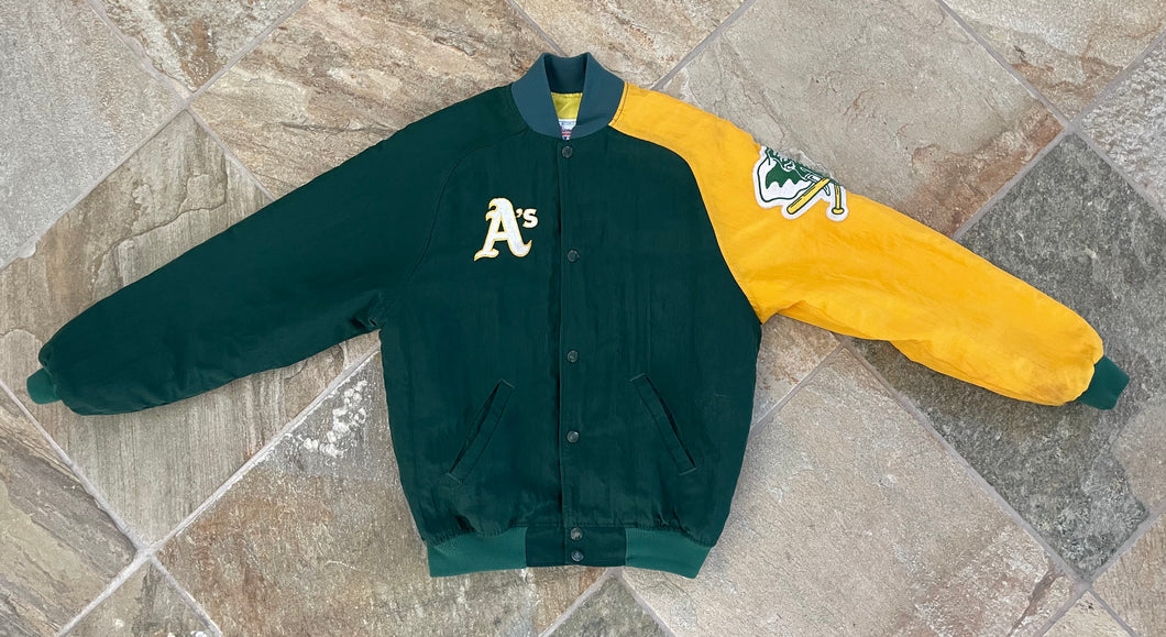 Vintage Oakland Athletics Starter Parka Baseball Jacket, Size Youth Medium, 10-12