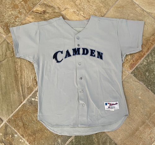 Vintage Camden Riversharks Game Worn Russell Baseball Jersey, Size 50, XL
