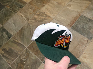 Vintage Seattle SuperSonics Logo 7 Sharktooth Snapback Basketball Hat