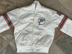 Vintage Miami Dolphins Starter Satin Football Jacket, Size Small