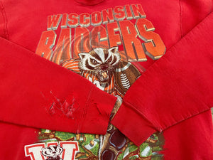 Vintage Wisconsin Badgers Salem Sportswear College Sweatshirt, Size Large