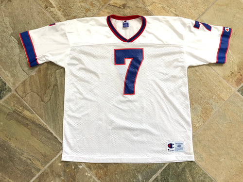 Vintage Buffalo Bills Doug Flutie Champion Football Jersey, Size 48, XL