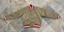 Load image into Gallery viewer, Vintage Chalk Line Satin Football Jacket, Size Medium