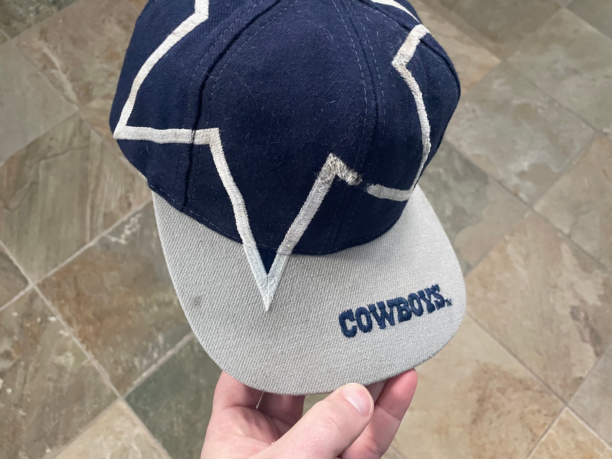 Vintage Dallas Cowboys The Game Big Logo Snapback Football Hat