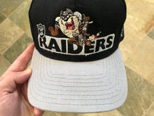 Load image into Gallery viewer, Vintage Oakland Raiders Taz Looney Tunes Snapback Football Hat