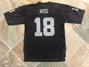 Vintage Oakland Raiders Randy Moss Reebok Football Jersey, Size Large