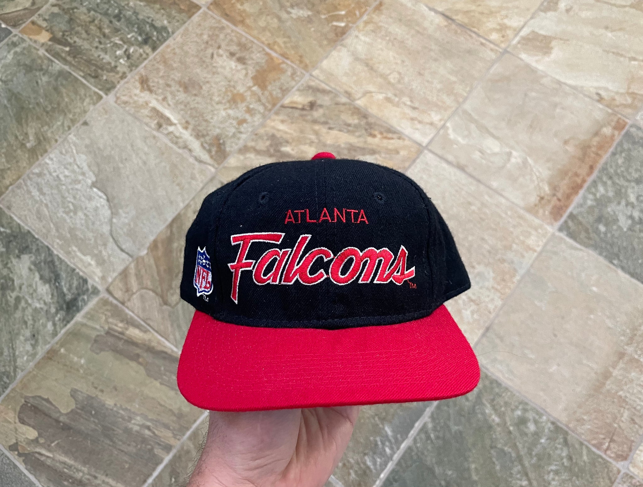 Atlanta Falcons Vintage Sports Specialties Script The Pro Snapback Cap Hat