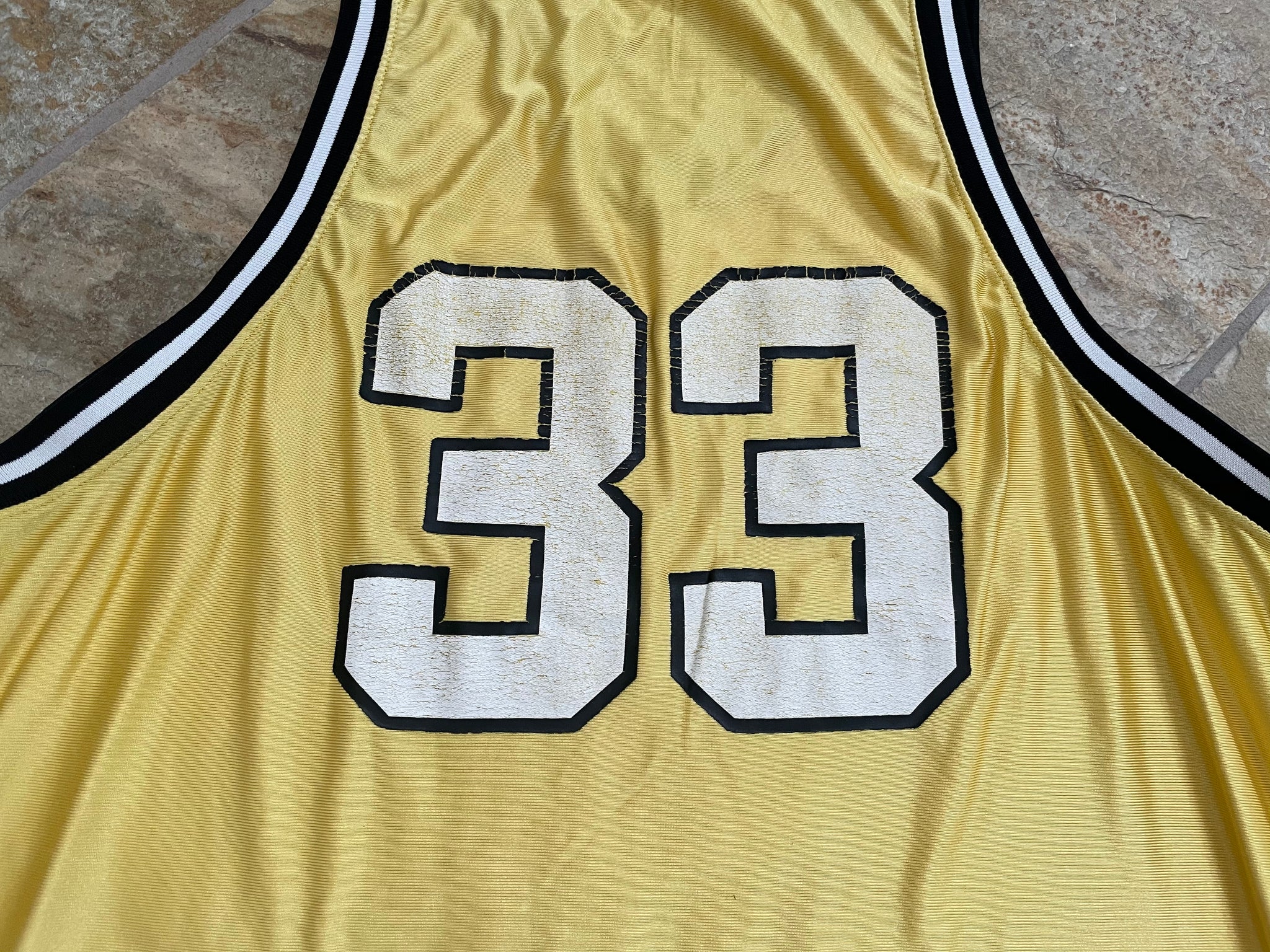 Men's Missouri Tigers #33 Game Issued Black Basketball Jersey 54  DP45567