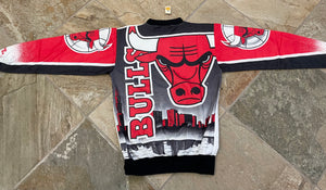Vintage Chicago Bulls Chalkline Fanimation Basketball Sweatshirt, Size Small